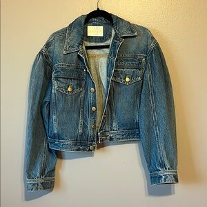 Ulla Johnson Blue Denim Jean Jacket Classic Style
